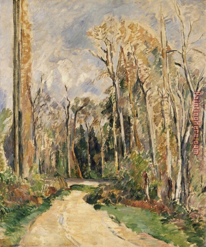 Paul Cezanne Chimney at The Entrance to The Forest